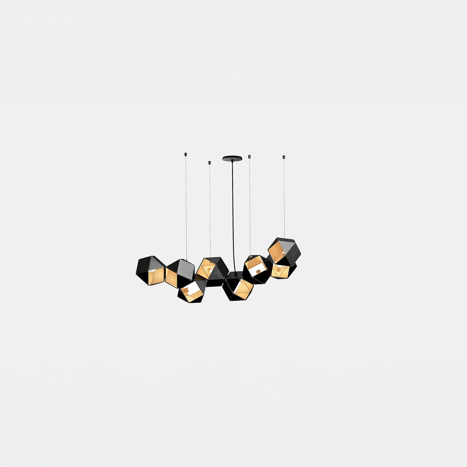 Geometric Noir Ensemble Pendant Light