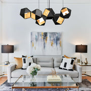 Geometric Noir Ensemble Pendant Light