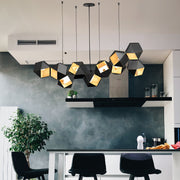 Geometric Noir Ensemble Pendant Light