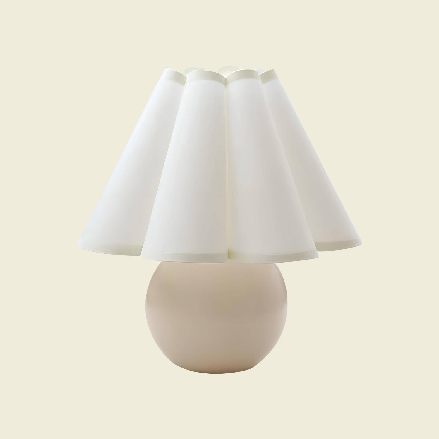 Ivory Bloom Accent Table Lamp