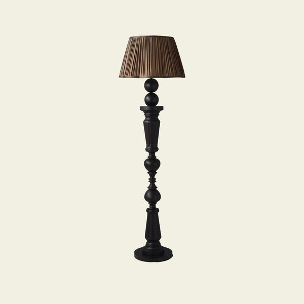 Original Wood Vintage Floor Lamp
