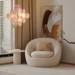 Modernist Diamond Shaped Handblown Murano Glass Chandelier - Image 2