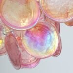 Modernist Diamond Shaped Handblown Murano Glass Chandelier - Image 10