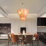 Modernist Handblown Murano Disc Chandelier - Image 4