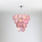 Modernist Handblown Murano Disc Chandelier - Image 8