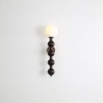 Beaded Wooden Wall Light - Image 9