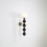 Beaded Wooden Wall Light - Image 8