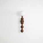 Beaded Wooden Wall Light - Image 6