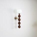 Beaded Wooden Wall Light - Image 7