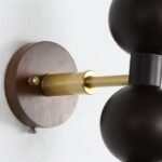 Beaded Wooden Wall Light - Image 11