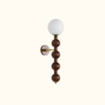 Beaded Wooden Wall Light - Image 14