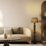 Original Wood Vintage Floor Lamp - Image 2