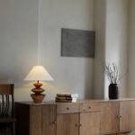 Original Wood Vintage Table Lamp - Image 3