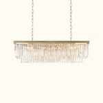 1920s Odeon Rectangular Chandelier - Image 8