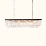 1920s Odeon Rectangular Chandelier - Image 9