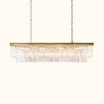 1920s Odeon Rectangular Chandelier - Image 10