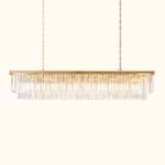 1920s Odeon Rectangular Chandelier - Image 12