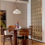 Walnut Rice Paper Pendant Light C - Image 4