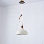 Walnut Rice Paper Pendant Light C - Image 5