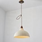 Walnut Rice Paper Pendant Light C - Image 6