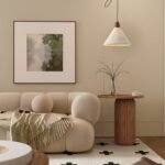 Walnut Rice Paper Pendant Light D - Image 2