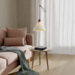 Walnut Rice Paper Pendant Light D - Image 3