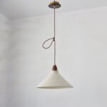 Walnut Rice Paper Pendant Light D - Image 6