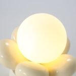 Cream Flower Ceiling Light - Image 11