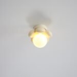 Cream Flower Ceiling Light - Image 7