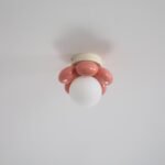 Cream Flower Ceiling Light - Image 5
