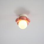 Cream Flower Ceiling Light - Image 8