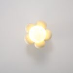 Cream Flower Ceiling Light - Image 9