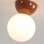 Cream Ball Ceiling Light - Image 9