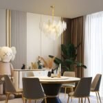 Autumn Leaf Glass Chandelier - Image 4