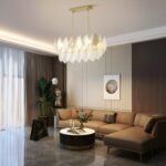 Autumn Leaf Glass Linear Chandelier - Image 4