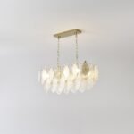 Autumn Leaf Glass Linear Chandelier - Image 6