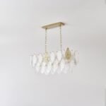 Autumn Leaf Glass Linear Chandelier - Image 5