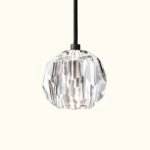 Boule De Cristal Clear Glass Cord Pendant Light - Image 4