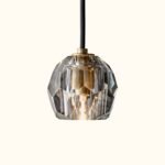 Boule De Cristal Clear Glass Cord Pendant Light - Image 5