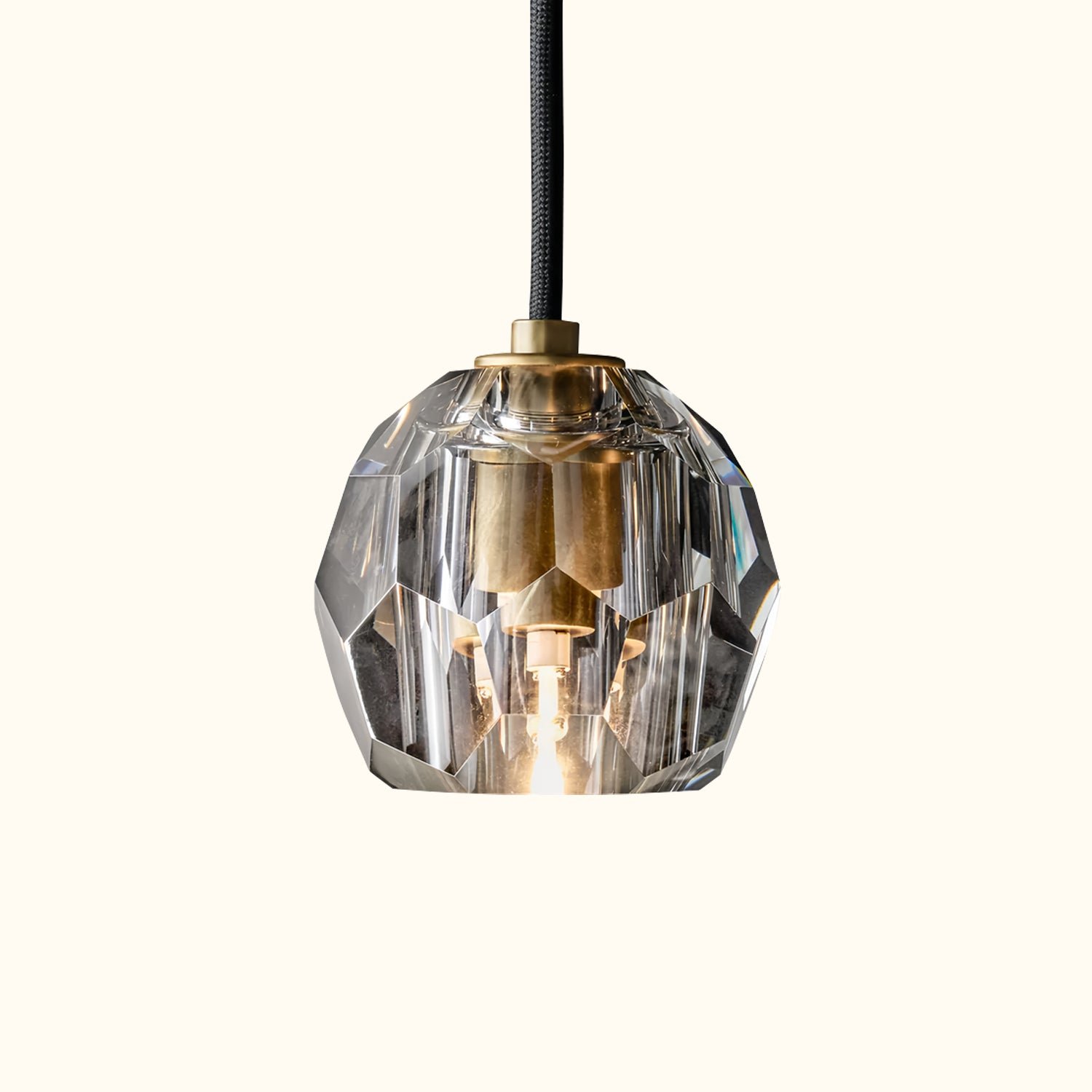 Boule De Cristal Clear Glass Cord Pendant Light - Image 5