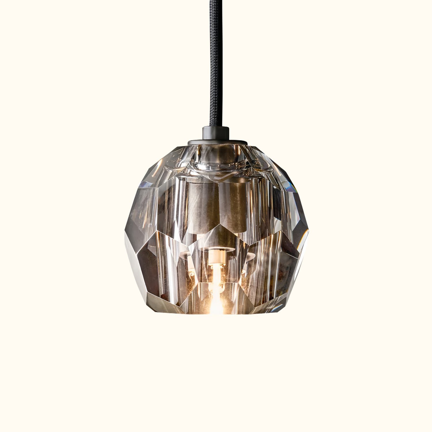 Boule De Cristal Clear Glass Cord Pendant Light - Image 6