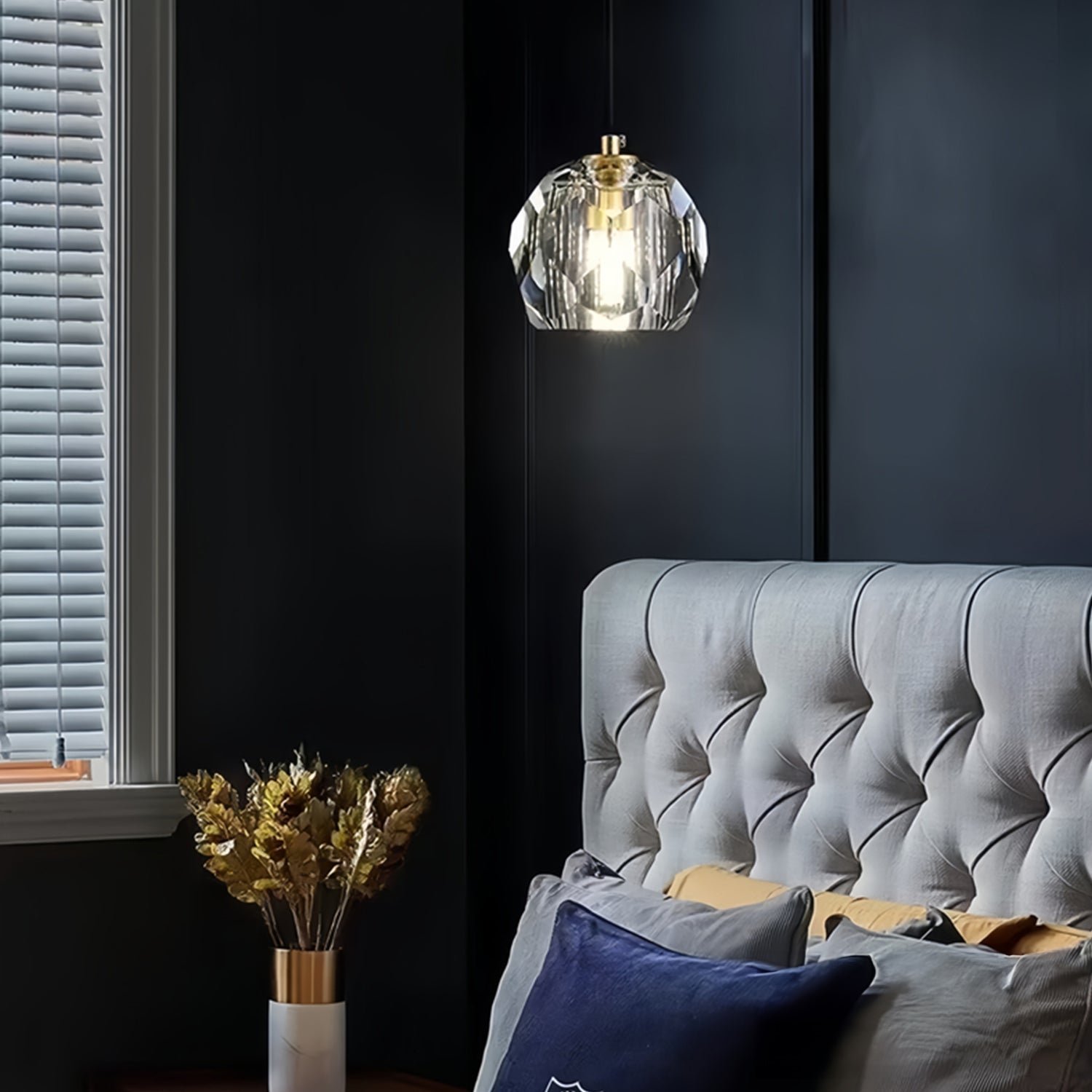 Boule De Cristal Clear Glass Cord Pendant Light - Image 3