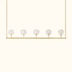 Boule De Cristal Clear Glass Linear Chandelier