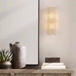 Crystal Halo Clear Glass Sconce - Image 3