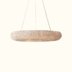 Crystal Halo Clear Round LED Chandelier - Image 6