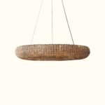 Crystal Halo Clear Round LED Chandelier - Image 7