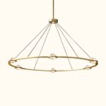 Éclatant Round Chandelier - Image 9