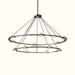 Éclatant Two-Tier Round Chandelier - Image 7