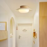 French Acrylic Round Ceiling Light - Image 3