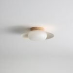 French Acrylic Round Ceiling Light - Image 6